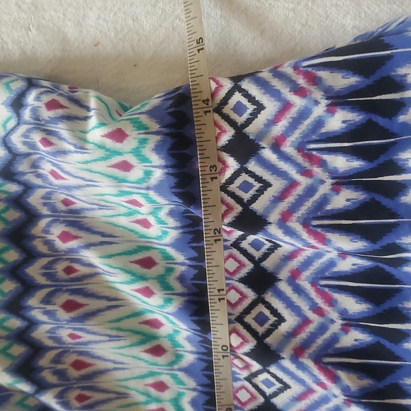Apt. 9 Aztek Colorful Halter Sz. XL Swim Top - Picture 6 of 8